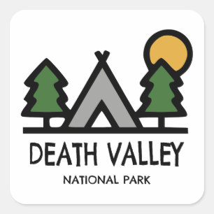 Sticker Carré Parc national de Death Valley