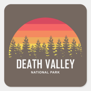 Sticker Carré Parc national de Death Valley