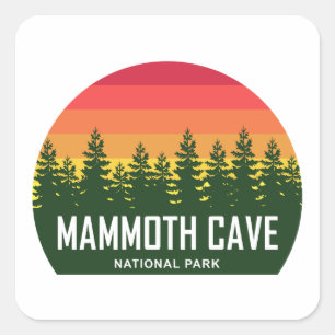 Sticker Carré Parc national de Mammoth Cave