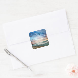 Sticker Carré Parc national de Paparoa, Nouvelle-Zélande,