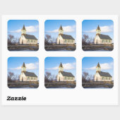 Sticker Carré Parc national de Thingvellir en Islande (Feuille)