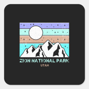 Sticker Carré Parc national de Zion