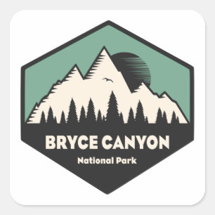 Sticker Carré Parc national du Bryce Canyon