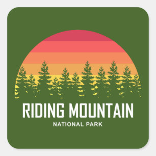 Sticker Carré Parc national du Mont-Riding