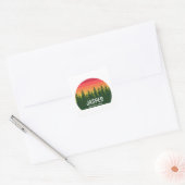 Sticker Carré Parc national Jasper (Enveloppe)