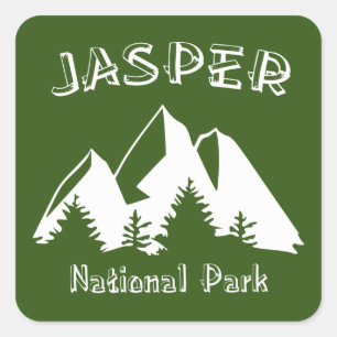 Sticker Carré Parc national Jasper