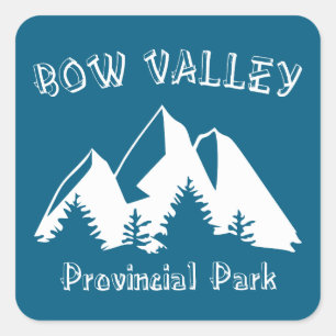 Sticker Carré Parc provincial de Bow Valley