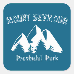 Sticker Carré Parc provincial de Mount Seymour