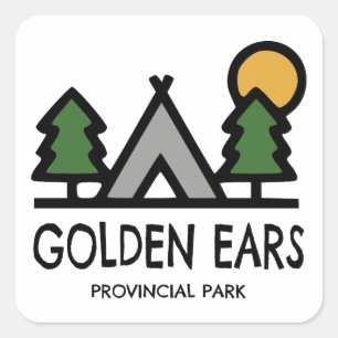 Sticker Carré Parc provincial Golden Ears Colombie-Britannique