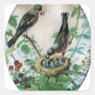 Sticker Carré Parents parqués, Époux précieux : une histoire de