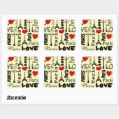 Sticker Carré Paris (Feuille)