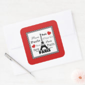 Sticker Carré Paris (Enveloppe)