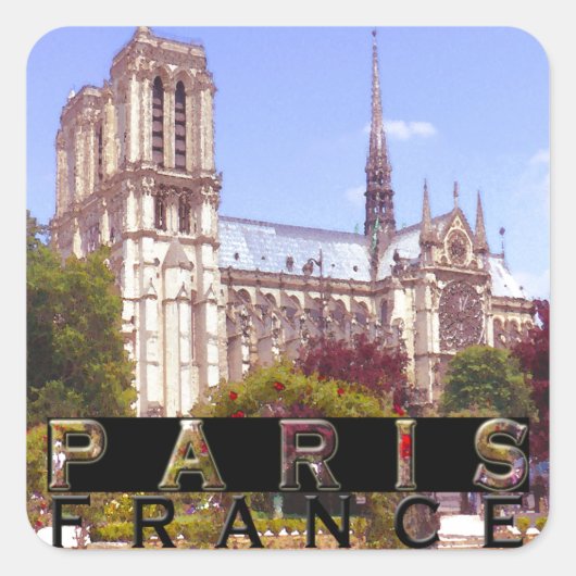 Sticker Carré Paris (Devant)