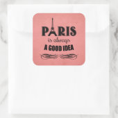 Sticker Carré Paris est toujours une bonne idée (Sac)