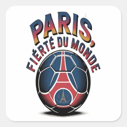 Sticker Carré Paris féroce du Monde (Devant)