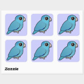 Sticker Carré Parrotlet Pacifique bleu (Feuille)
