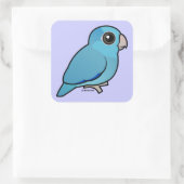 Sticker Carré Parrotlet Pacifique bleu (Sac)