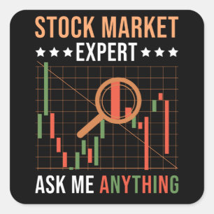 Sticker Carré Partage Expert Investisseur