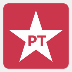 Sticker Carré Partido dos Trabalhadores