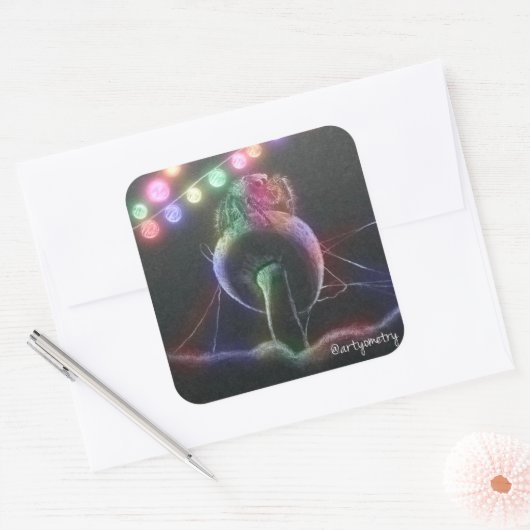 Sticker Carré Partie d'introduction (Enveloppe)