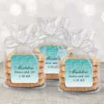 Sticker Carré Parties scintillant en verre bleu Aqua Personnalis<br><div class="desc">Cette parties scintillant à l'ombre branchée a une parties scintillant étincelante et un nom de script. Ajoutez votre texte personnalisé à l'aide du formulaire modèle. Des options supplémentaires pour le texte et la mise en page sont disponibles si vous choisissez "customiser plus loin" au bas du formulaire modèle.</div>