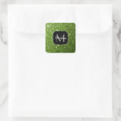 Sticker Carré Parties scintillant vert clair brille Monogram (Sac)