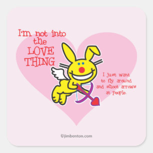 Sticker Carré Pas dans la chose d'amour