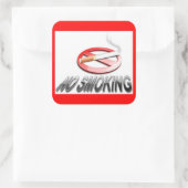 STICKER CARRÉ PAS DE FUMEUR (Sac)