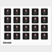 Sticker Carré Pas de rois Nous le peuple Style Classique Liberté (Feuille)