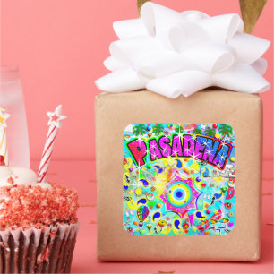 Sticker Carré Pasadena Mystic Dance 