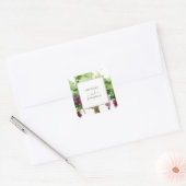 Sticker Carré Paso Robles Vignoble Vignoble Enveloppe Mariage Se (Enveloppe)