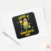 Sticker Carré Passez Une Journée En Cornétac (Enveloppe)