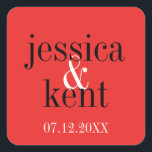 Sticker Carré Passion rouge noir typographie moderne mariage fav<br><div class="desc">Habille n'importe quelle carte de faire-part mariage ou faveurs avec ces sceaux élégants et faciles à customiser personnalisés. Ces étiquettes de bon goût sont parfaits pour personnaliser petits sacs à bonbons,  boîtes à menthe,  jarres à confiture ou boîtes ! Faites-le-vous-même fête favorise une brise.</div>