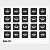 Sticker Carré Pastel Goth Cute (Feuille)
