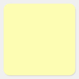 Sticker Carré Pastel Lemon jaune