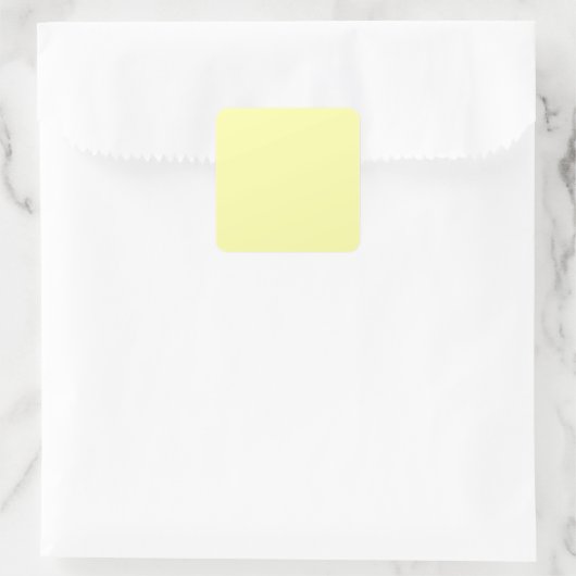 Sticker Carré Pastel Lemon Yellow (Sac)