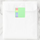 Sticker Carré Pastel Lime Green (Sac)