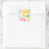 Sticker Carré Pastel Luxe I (Sac)