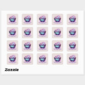 Sticker Carré Pastel Potion Cauldron (Feuille)