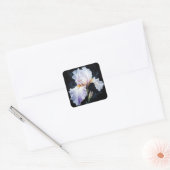 Sticker Carré Pastel Purple Iris Blossom (Enveloppe)