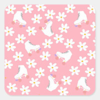 Patins à rouleaux rose floral Patins à rouleaux Pa