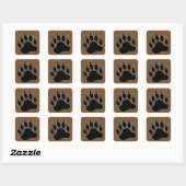 Sticker Carré Patte d'ours (Feuille)