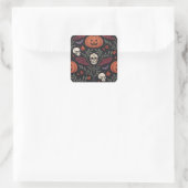 Sticker Carré Pattern d'Halloween (Sac)