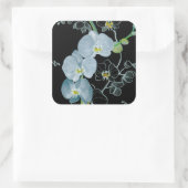 Sticker Carré Patters de Watercolor White Orchids (Sac)