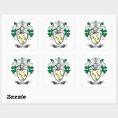 Sticker Carré Patterson Family Crest (Feuille)