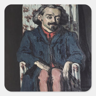 Sticker Carré Paul Cezanne   Achille Emperaire c.1878