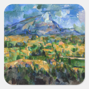 Sticker Carré Paul Cezanne - Mont Sainte-Victoire