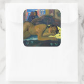 Sticker Carré Paul Gauguin - Nevermore / O Taiti (Sac)