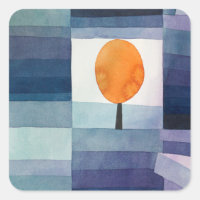 Paul Klee Harbinger d'automne. art bleu vintage