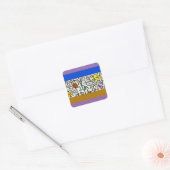 Sticker Carré Paul Klee Rich Harbor Expressionnisme abstrait (Enveloppe)